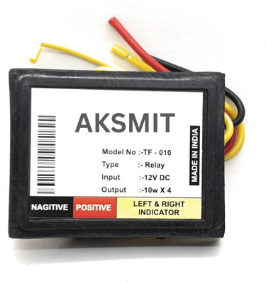 aksmit Side, Rear, Front Flasher Indicator Light for Universal For Bike Universal For Bike
