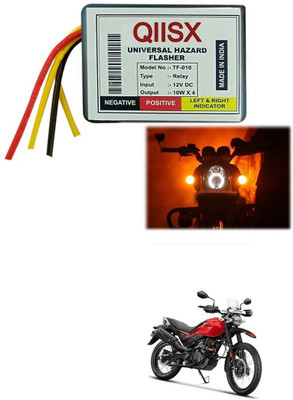 Qiisx Front, Rear LED Indicator Light for Hero Universal For Bike(Multicolor)