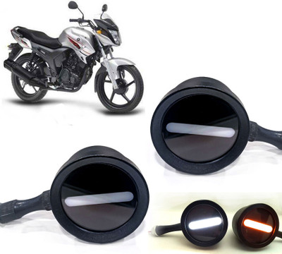 AUTO PEARL Front LED Indicator Light for Yamaha SZ R(White, Yellow)