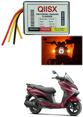Qiisx Front, Rear Flasher Indicator Light for Suzuki Universal For Bike(Multicolor)
