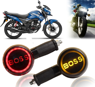 AUTO PEARL Side LED Indicator Light for Honda CB Shine(Yellow, Red)