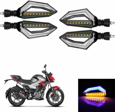 Vagary Front, Rear LED Indicator Light for Hero Xtreme(Blue, Yellow)