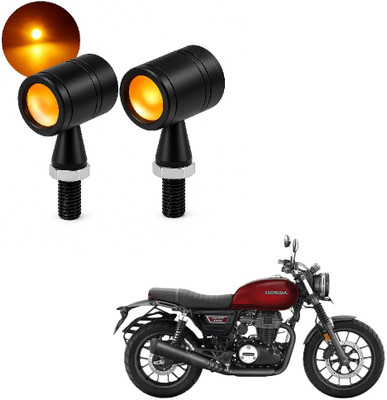 JMA TRADING Front, Rear LED Indicator Light for Honda Universal For Bike(Amber)