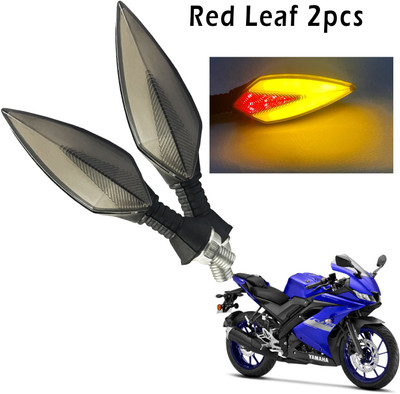 Generox Front, Rear, Side LED Indicator Light for Yamaha YZF R15(Red, Yellow)