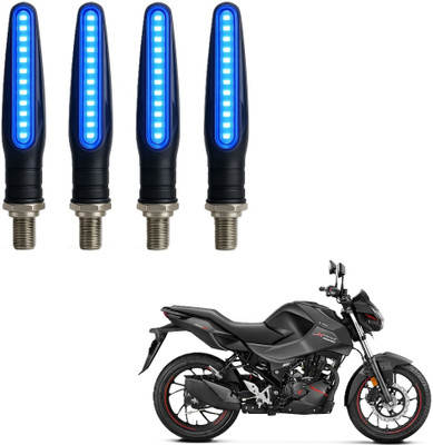JMA TRADING Front, Rear LED Indicator Light for Hero Universal For Bike(Blue)