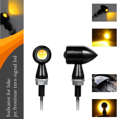 Allowing Front, Rear, Side LED Indicator Light for Universal For Bike Universal For Bike(Yellow)