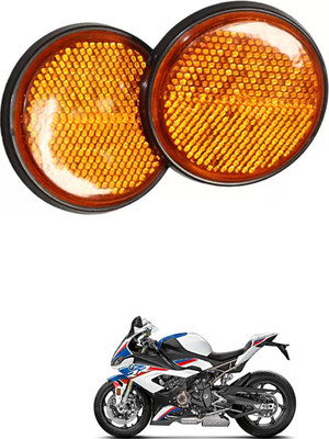 E-Shoppe Front, Rear, Side LED Indicator Light for BMW Universal For Bike(Yellow)