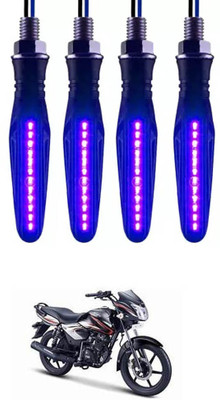E-Shoppe Front, Rear, Side LED Indicator Light for TVS Pheonix(Blue)