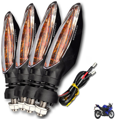 Generox Front, Rear LED Indicator Light for Yamaha R15(Amber)