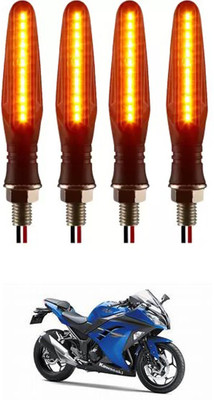 E-Shoppe Front, Rear, Side LED Indicator Light for Kawasaki Ninja(Yellow)