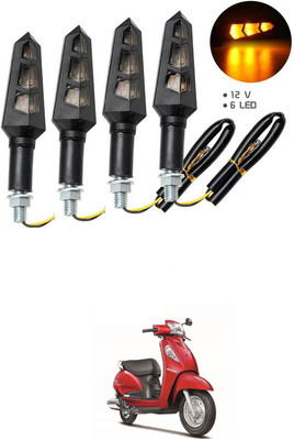LOVMOTO Front, Rear LED Indicator Light for Suzuki Access SE(Multicolor)