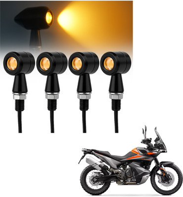 JMA TRADING Front, Rear LED Indicator Light for KTM Universal For Bike(Amber)