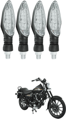LOVMOTO Front, Rear LED Indicator Light for Bajaj Avenger 220 DTS-i(Yellow)