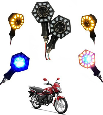 AYW Front LED Indicator Light for Universal For Bike Universal For Bike(Blue, Yellow)