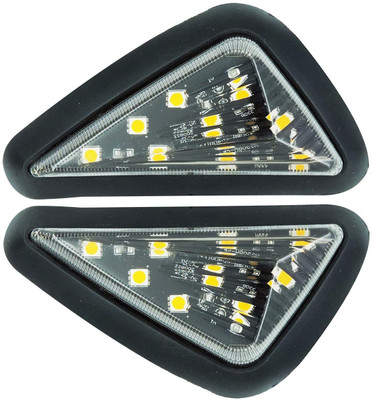RAWAT Rear LED Indicator Light for Yamaha, Universal For Bike R15, Apache 250, CBZ Extreme, Avenger, Discover(Yellow)