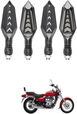 LOVMOTO Front, Rear LED Indicator Light for Bajaj Avenger 220 DTS-i(Yellow)