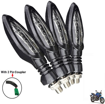 Generox Front, Rear LED Indicator Light for Suzuki Gixxer(Yellow)