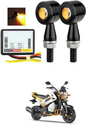 LOVMOTO Front, Rear LED Indicator Light for Hero Moto Corp Duet(Yellow)