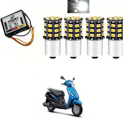 PRTEK Front, Side LED Indicator Light for Suzuki Universal For Bike(White)