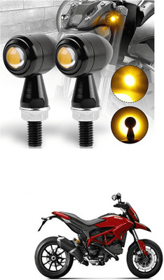 LOVMOTO Front, Rear LED Indicator Light for Hero Hunk(Yellow)