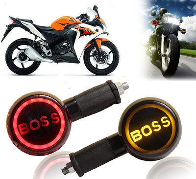 AUTO PEARL Side LED Indicator Light for Honda CBR 150R(Yellow, Red)