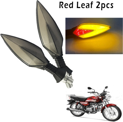 Generox Front, Rear, Side LED Indicator Light for Hero HF Dawn(Red, Yellow)