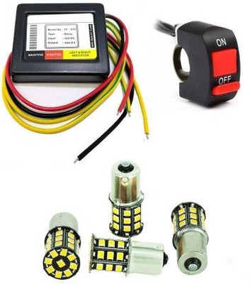 Dhruvtraders Front, Rear, Side NA Indicator Light for NA(Orange)