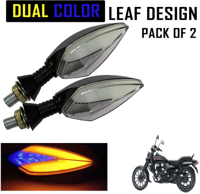 Shopland Front, Rear LED Indicator Light for Bajaj Avenger 150(Amber, Blue)