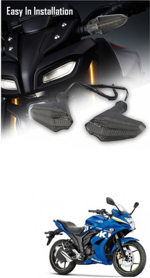 LOVMOTO Side LED Indicator Light for Suzuki Gixxer SF(Amber)