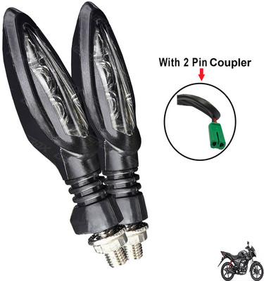 Generox Front, Rear LED Indicator Light for Honda CB Twister(Yellow)