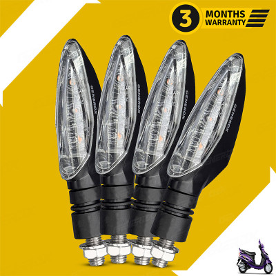 Generox Front, Rear, Side LED Indicator Light for Mahindra Rodeo RZ(Amber, Yellow)