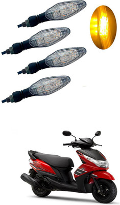 PRTEK Front, Rear LED Indicator Light for Yamaha Ray Z(Multicolor)