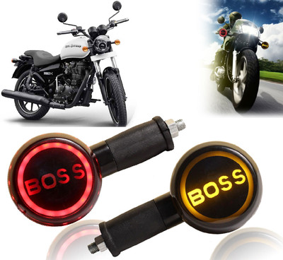AUTO PEARL Side LED Indicator Light for Royal Enfield Thunder Bird 350(Yellow, Red)