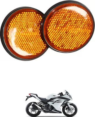 E-Shoppe Front, Rear, Side LED Indicator Light for Kawasaki Ninja 300(Yellow)