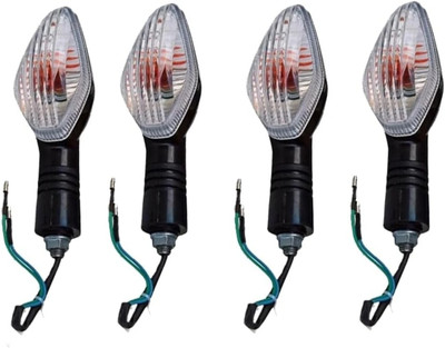 TA Front, Rear, Side Halogen Indicator Light for Honda CB Twister, Dream Yuga, Shine 125(Orange)