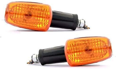 AEROTEK Side Flasher Indicator Light for Hero Universal For Bike(Orange)