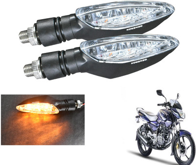 Generox Front, Rear LED Indicator Light for Bajaj Pulsar 135 LS(Amber)