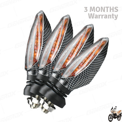 Generox Front, Rear LED Indicator Light for LML Freedom(Amber)