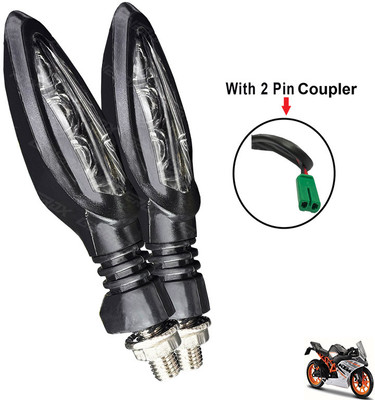 Generox Front, Rear LED Indicator Light for KTM RC 390(Yellow)