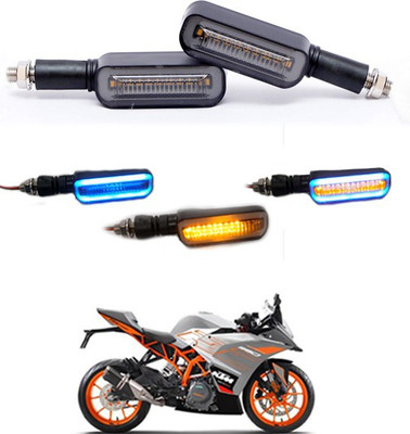 MATIES Front LED Indicator Light for Universal For Bike Universal For Bike(Blue, Yellow)