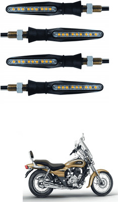 LOVMOTO Side LED Indicator Light for Bajaj Avenger 220 DTS-i(Amber)