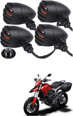 LOVMOTO Front, Rear LED Indicator Light for Hero Hunk(Yellow)