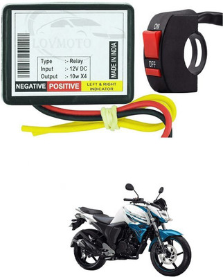 GONAMA Front, Rear LED Indicator Light for Yamaha FZ16(Yellow)