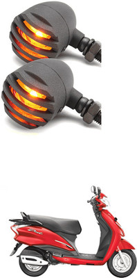 LOVMOTO Front, Rear LED Indicator Light for TVS Max 4R(Yellow)