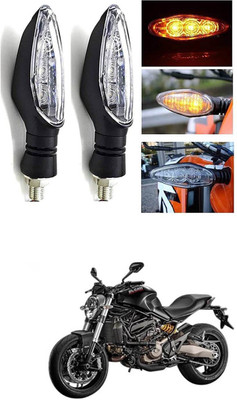 LOVMOTO Front, Rear LED Indicator Light for TVS Max 4R(Multicolor)