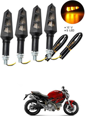 LOVMOTO Front, Rear LED Indicator Light for TVS Max 4R(Multicolor)