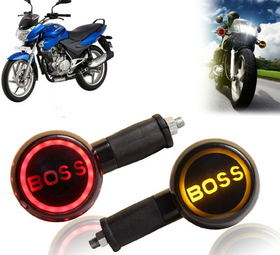 AUTO PEARL Side LED Indicator Light for Bajaj Discover(Yellow, Red)