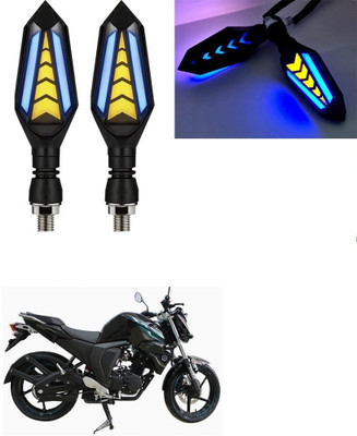 SRPHERE Front, Rear LED Indicator Light for Yamaha Universal For Bike(Amber, Blue)