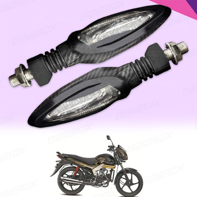 Generox Front, Rear LED Indicator Light for Mahindra Universal For Bike(Yellow)