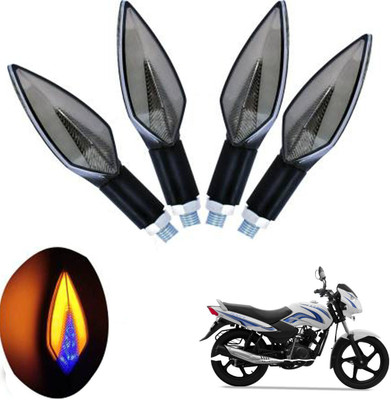 REPLEY Front, Rear LED Indicator Light for TVS Star Sport(Yellow, Blue)